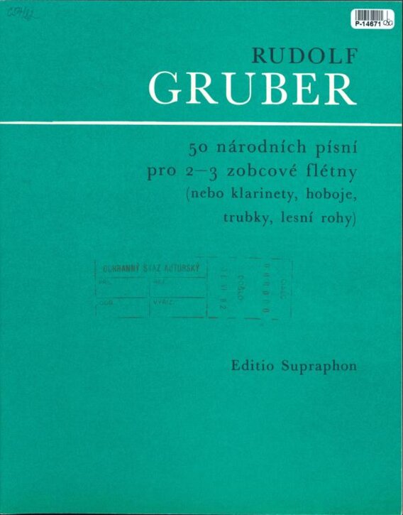 50 Národních písní pro 2-3 zobcové flétny