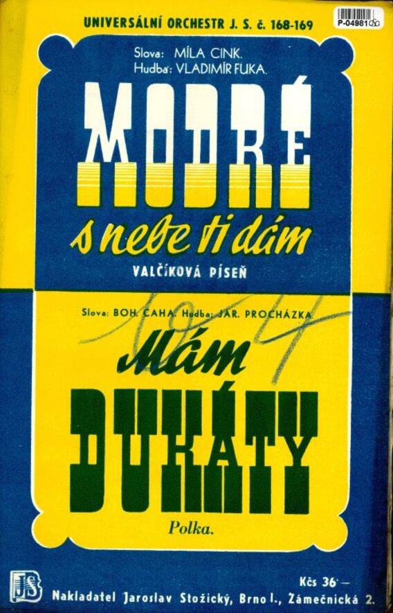 Universální orchestr J.S.č.168 - 169