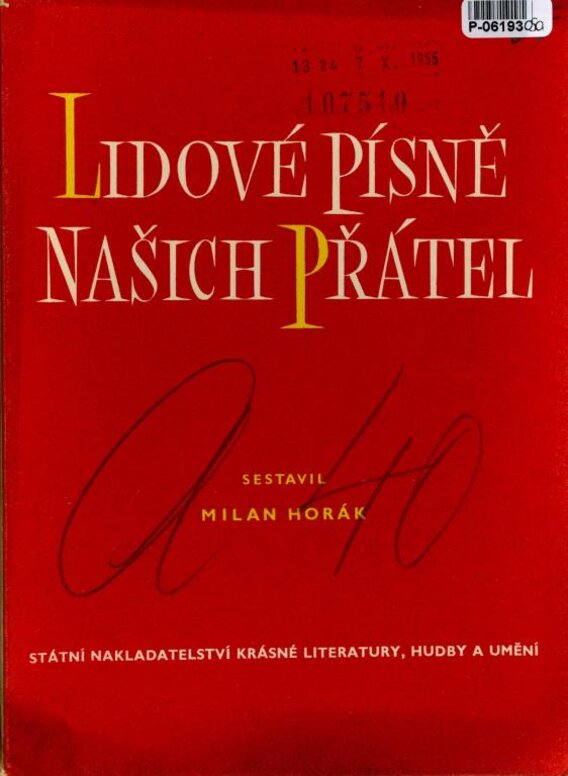 Lidové písně našich přátel