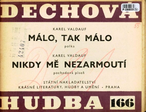 Dechová hudba 166 - Málo, tak málo, Nikdy mě nezarmoutí