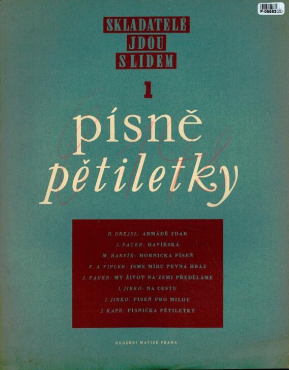 Písně pětiletky 1