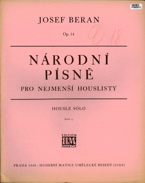 Národní písně pro nejmenší houslisty