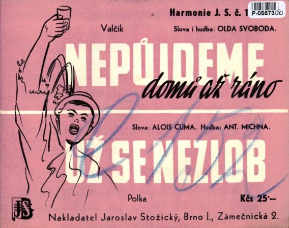 Nepůjdeme, Už se nezlob