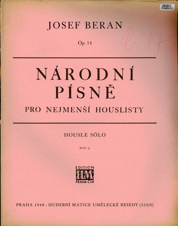 Národní písně pro nejmenší houslisty