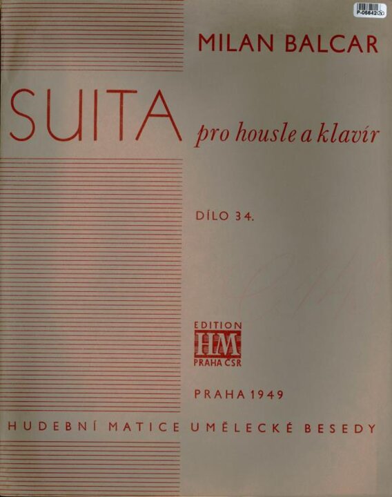 Suita pro housle a klavír