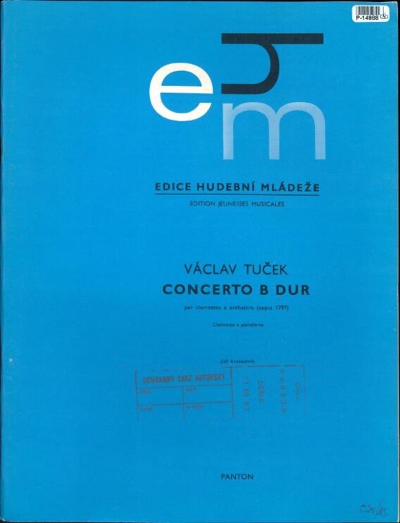 Edice hudební mládeže - Concerto B dur