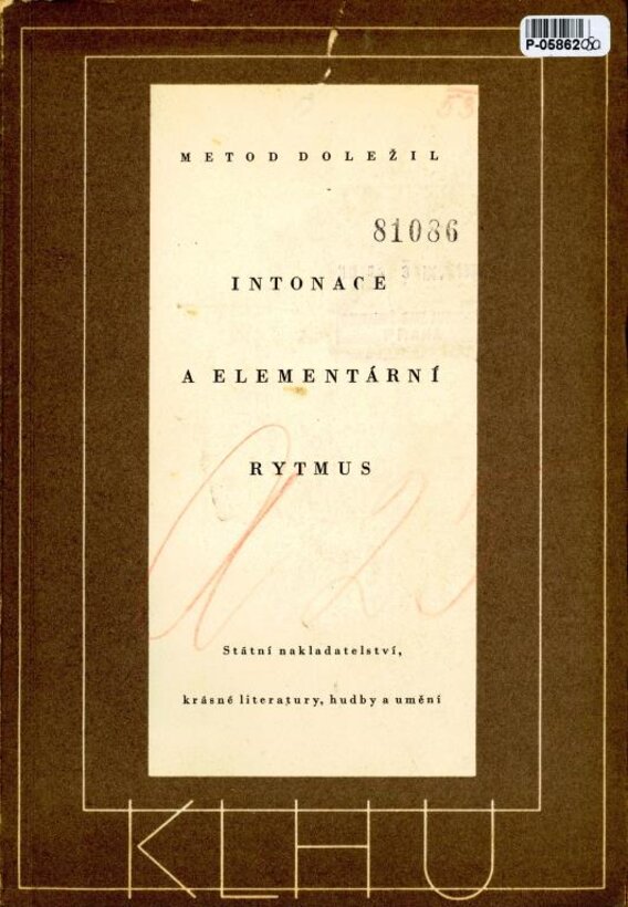 Intonace a elementární rytmus