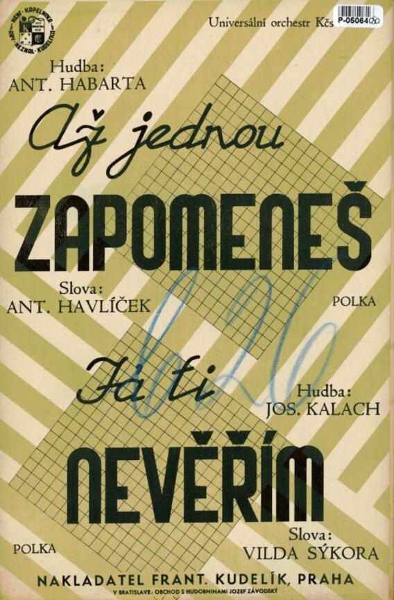 Až jednou zapomeneš, Já ti nevěřím