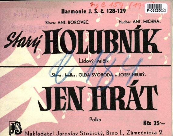 Harmonie J. S. č. 128-129