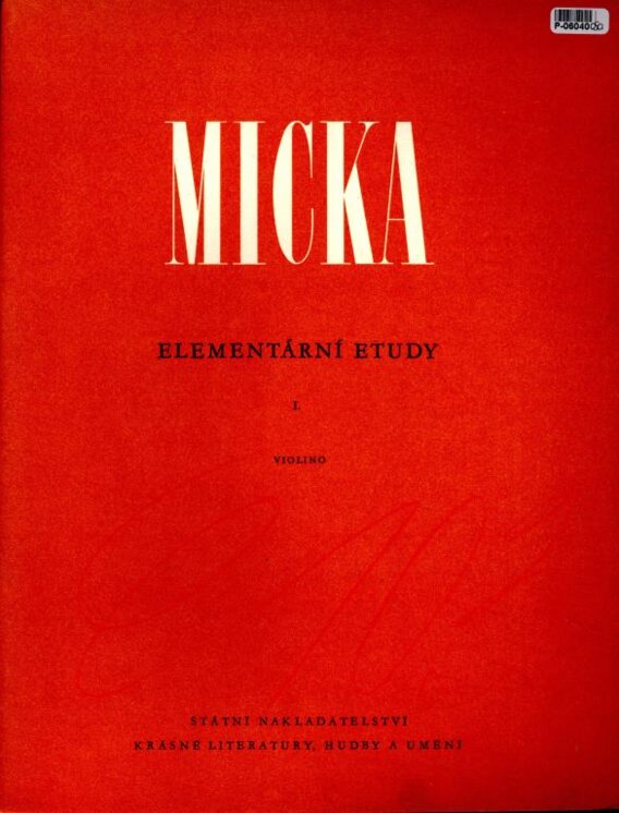 Elementární etudy l.