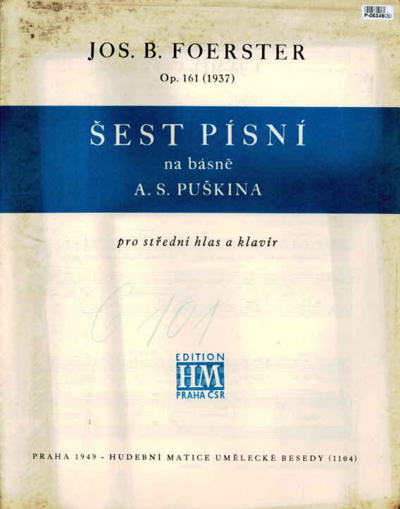 Šest písní na básně A. S. Puškina