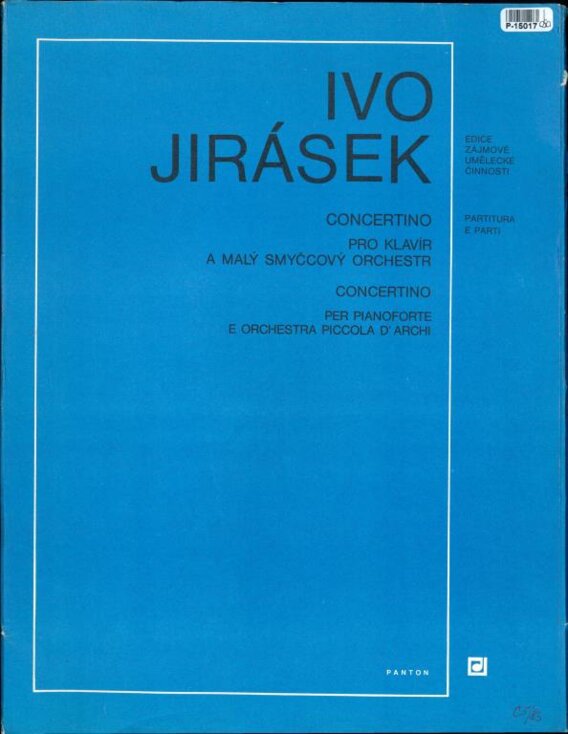 Concertino pro klavír a malý smyčcový orchestr