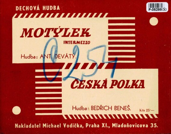 Motýlek, Česká polka