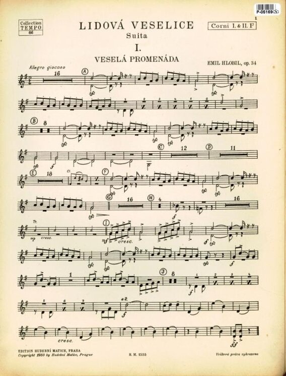 Lidová veselice - Corni I.& II. F.