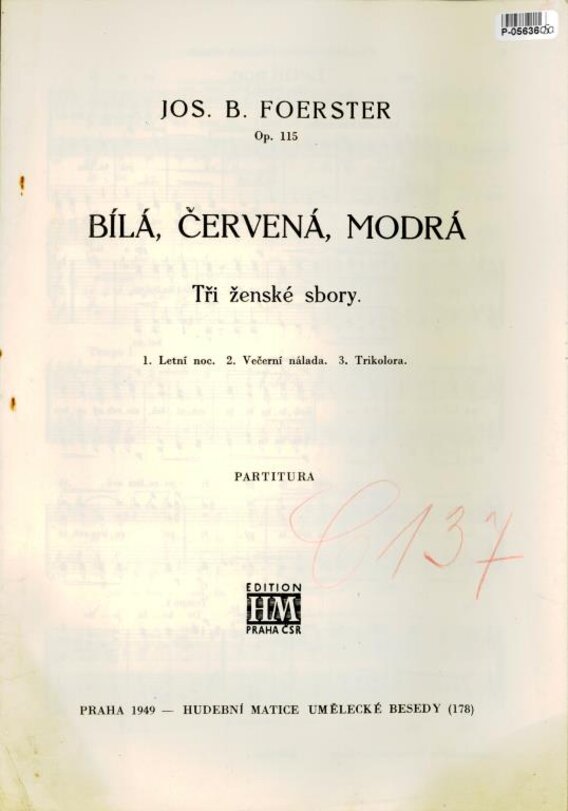 Bílá, červená, modrá