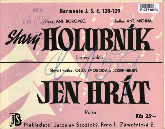 Harmonie J. S. č. 128-129