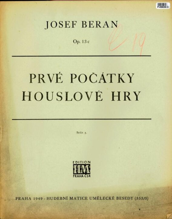 Prvé počátky houslové hry