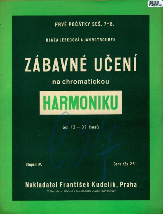 zábavné učení na chromatickou harmoniku - od 12-32 basů