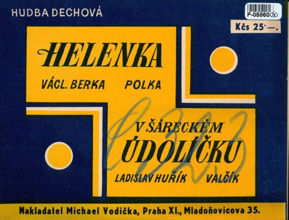 Helenka, V šareckém údolíčku