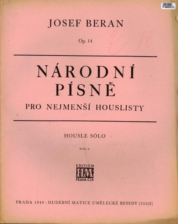 Národní písně pro nejmenší houslisty