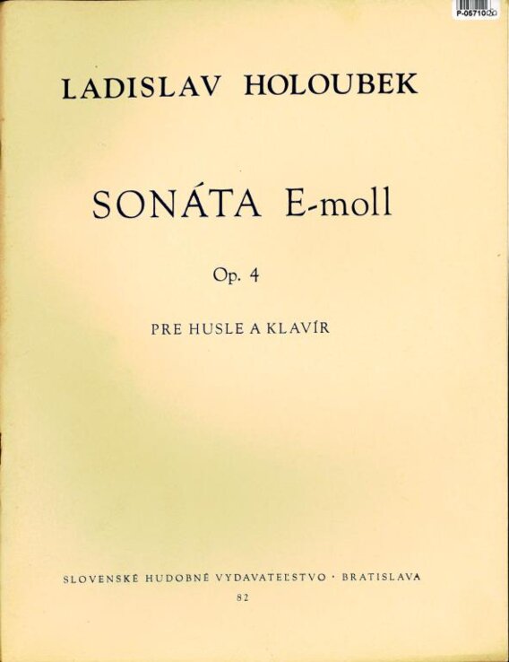 Sonáta E-moll