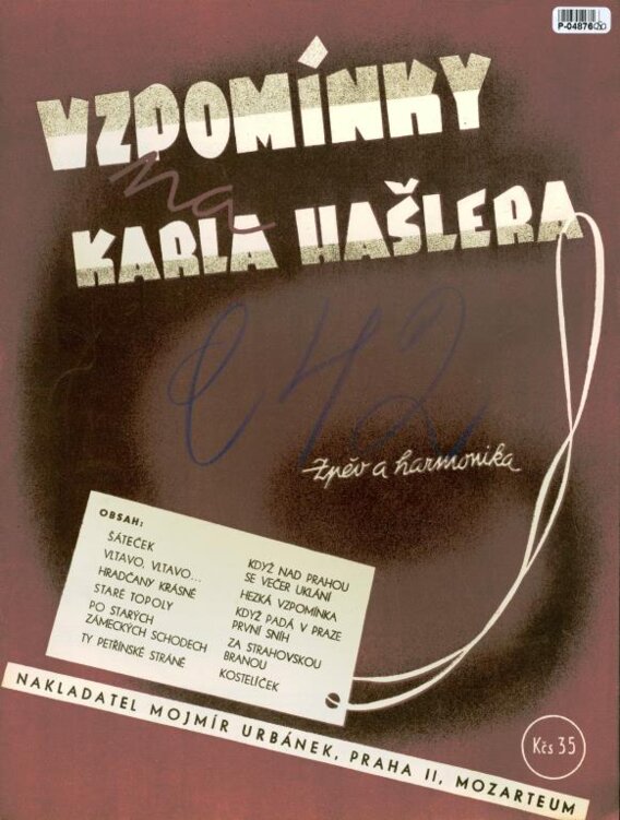 Vzpomínky Karla Hašlera