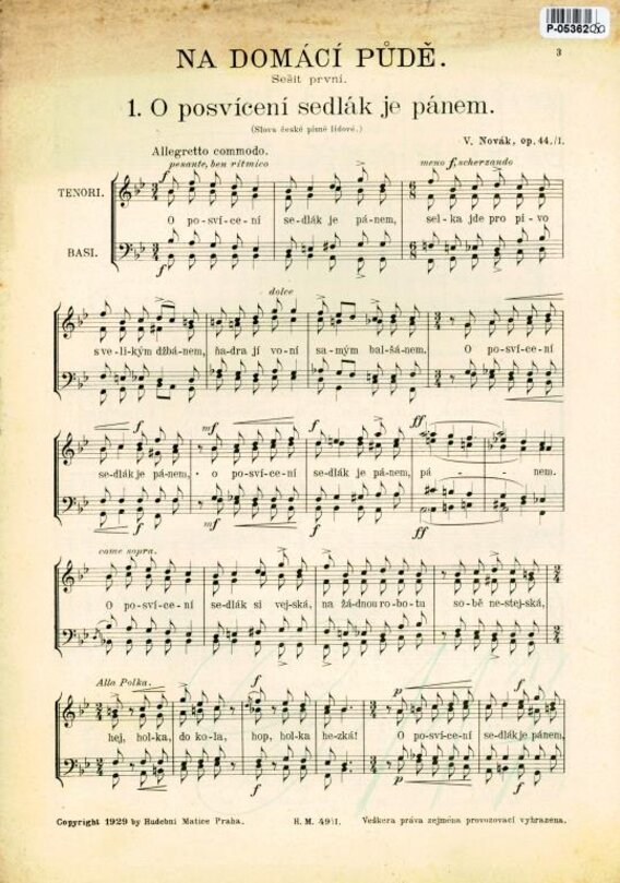 Na domácí půdě - O posvícení sedlák je pánem