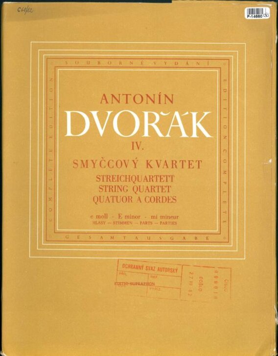 IV. Smyčcový kvartet