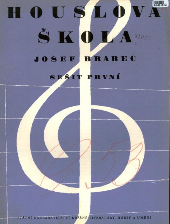 Houslová škola - sešit první