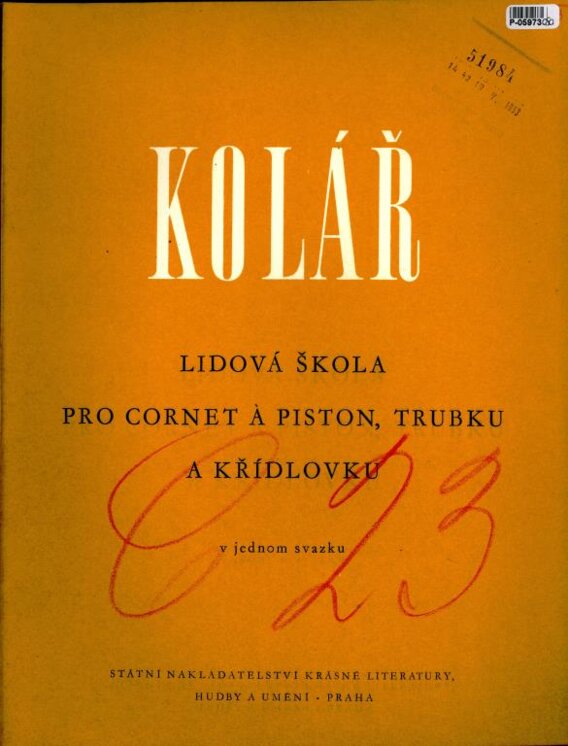 Lidová škola pro conet á piston, trubku a křídlovku