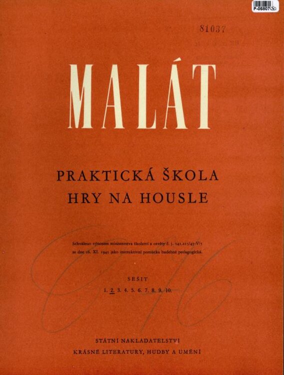 Praktická škola hry na housle - sešit 2