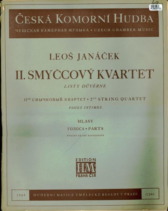 II. Smyčcový kvartet
