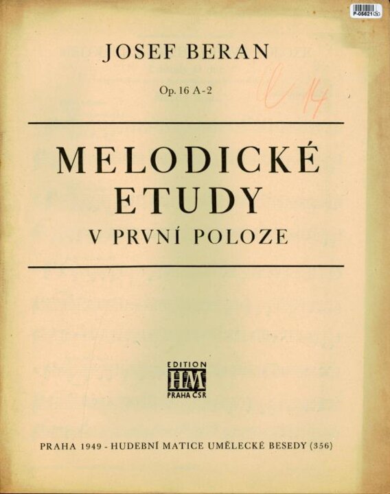 Melodické etudy v první poloze