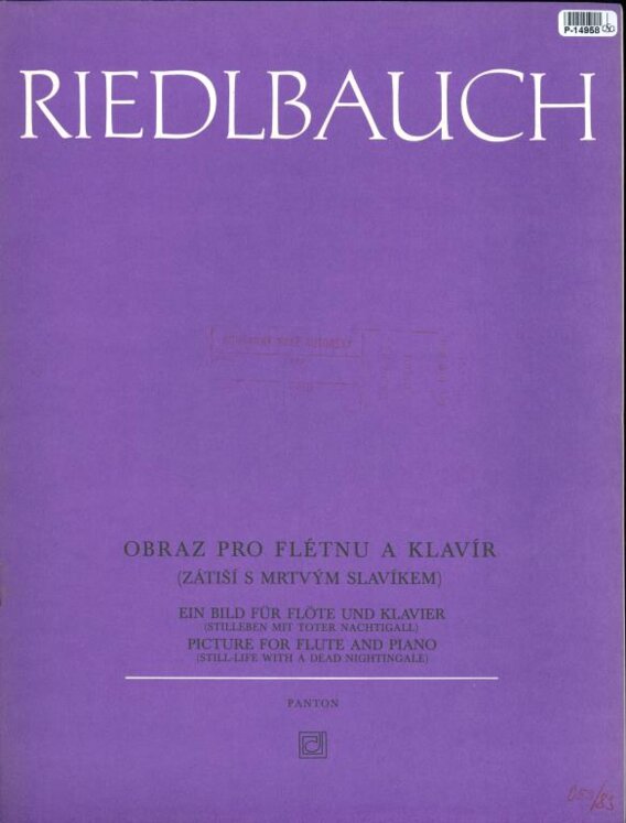 Obraz pro flétnu a klavír