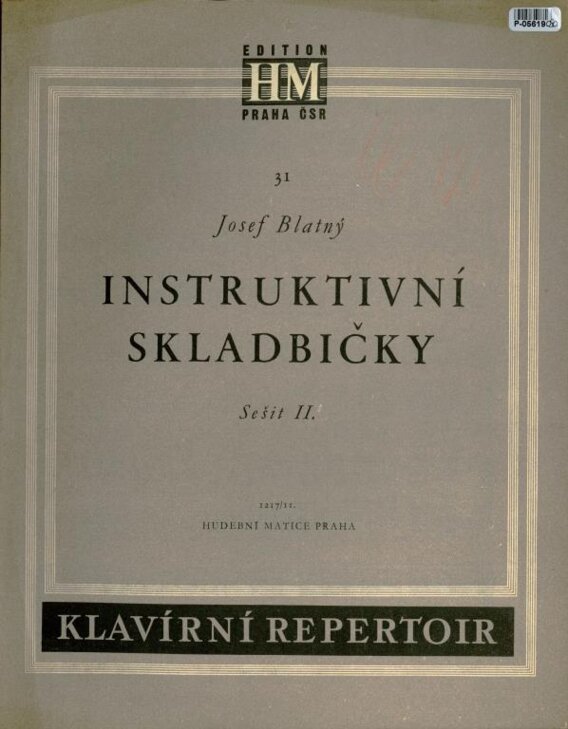 Instruktivní skladbičky - sešit ll.
