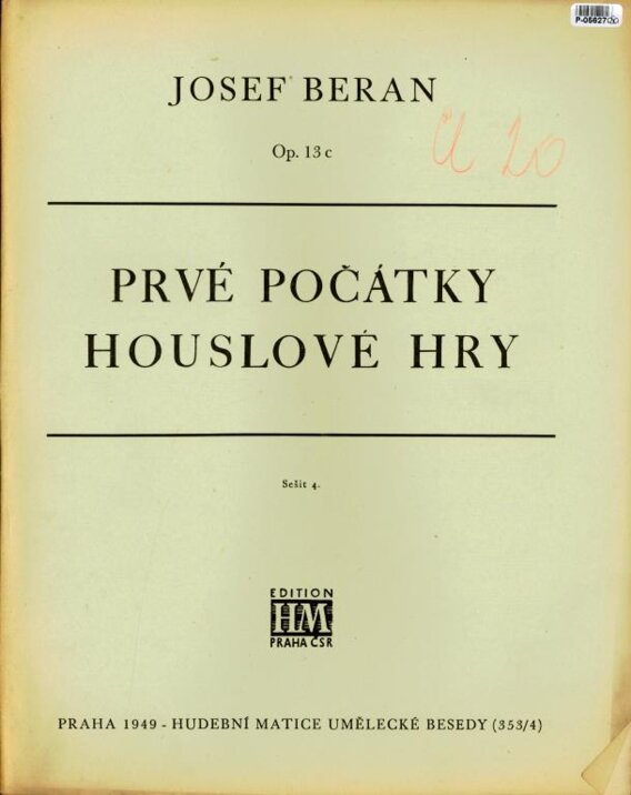 Prvé počátky houslové hry