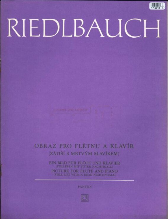 Obraz pro flétnu a klavír