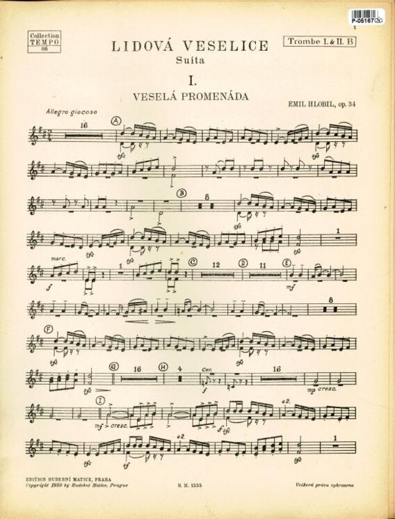 Lidová veselice - Trombe I. & II. B