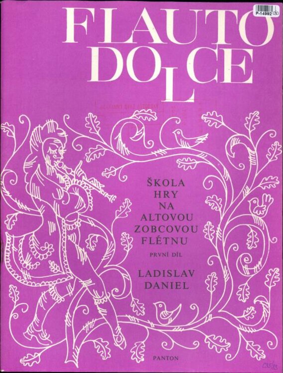 Flauto dolce - Škola hry na altovou zobcovou flétnu