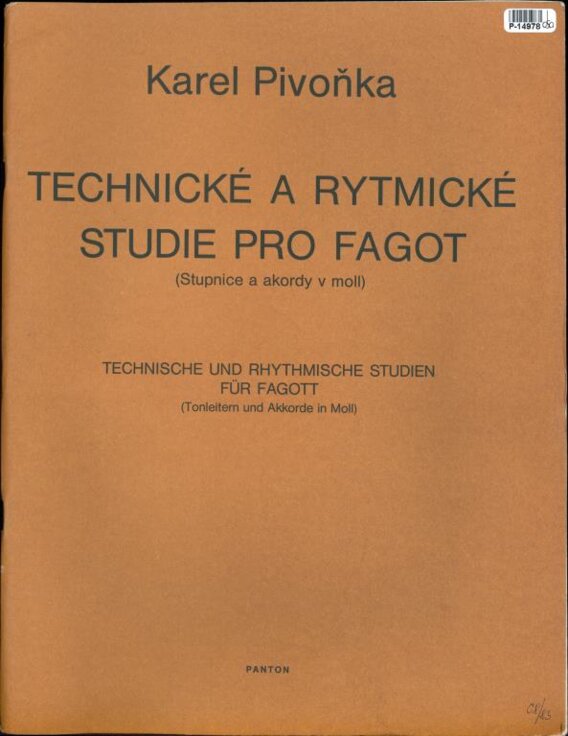 Technické a rytmické studie pro fagot