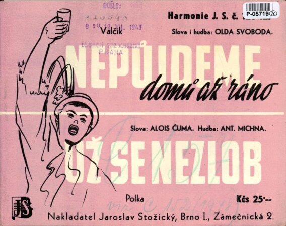 Nepůjdeme, Už se nezlob