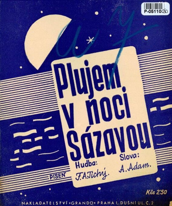 Plujem v noci Sázavou