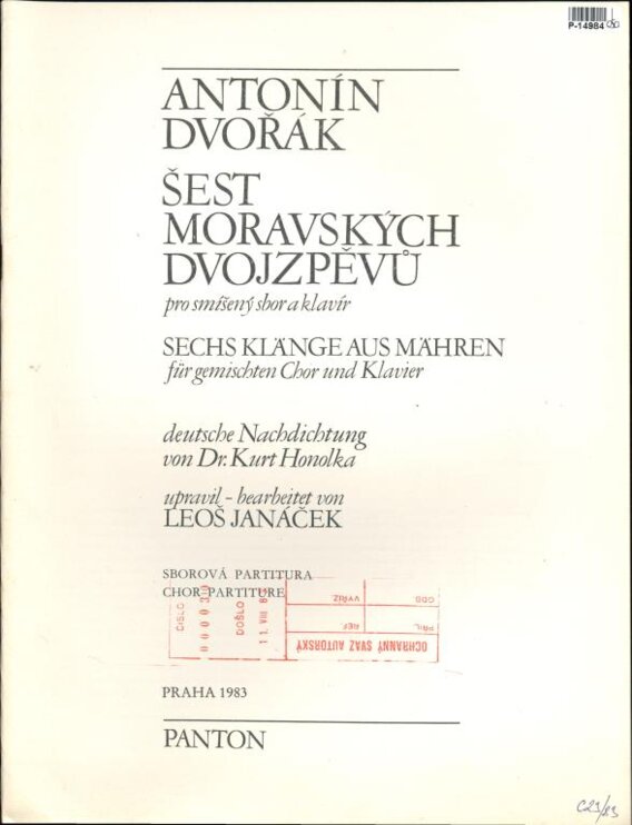 Šest moravských dvojzpěvů