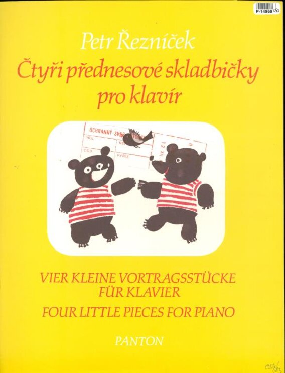 Čtyři přednesové skladbičky pro klavír