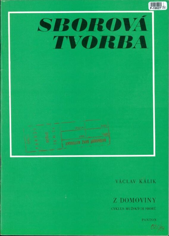 Sborová tvorba - Z domoviny