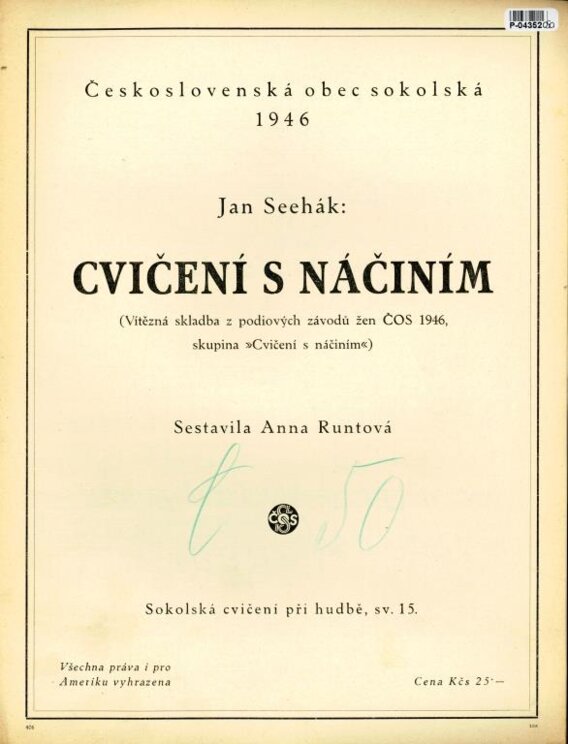 Cvičení s náčiním - Sokol