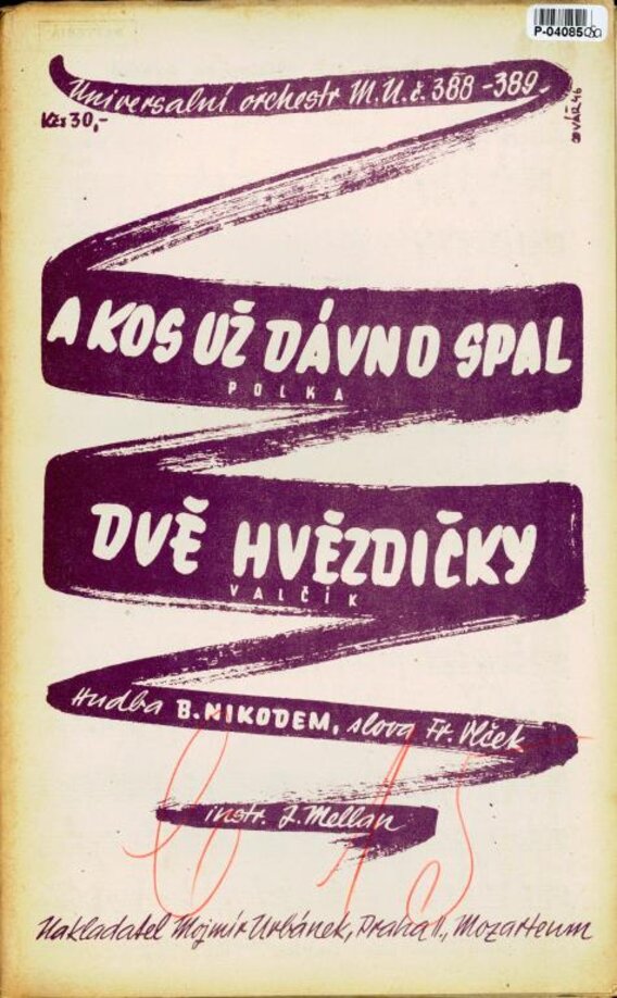 Universální orchestr M.U.č. 388-389