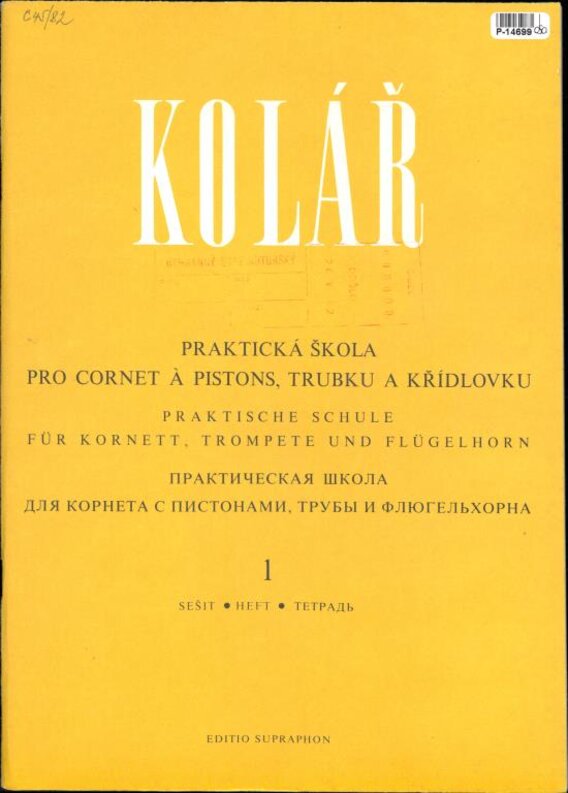 Praktická škola pro cornet a pistons, trubku a křídlovku