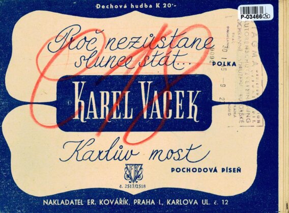 Dechová hudba - Proč nezůstane slunce stát, Karlův most