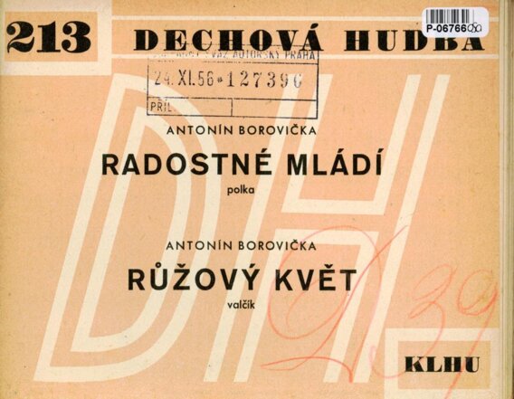 Dechová hudba 213 - Radostné mládí, Růžový květ